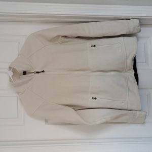 REI Off White Fleece Jacket, Size Small
